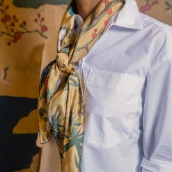 Belts & Scarves-Sarah Flint X Gracie Kano Garden Scarf 90