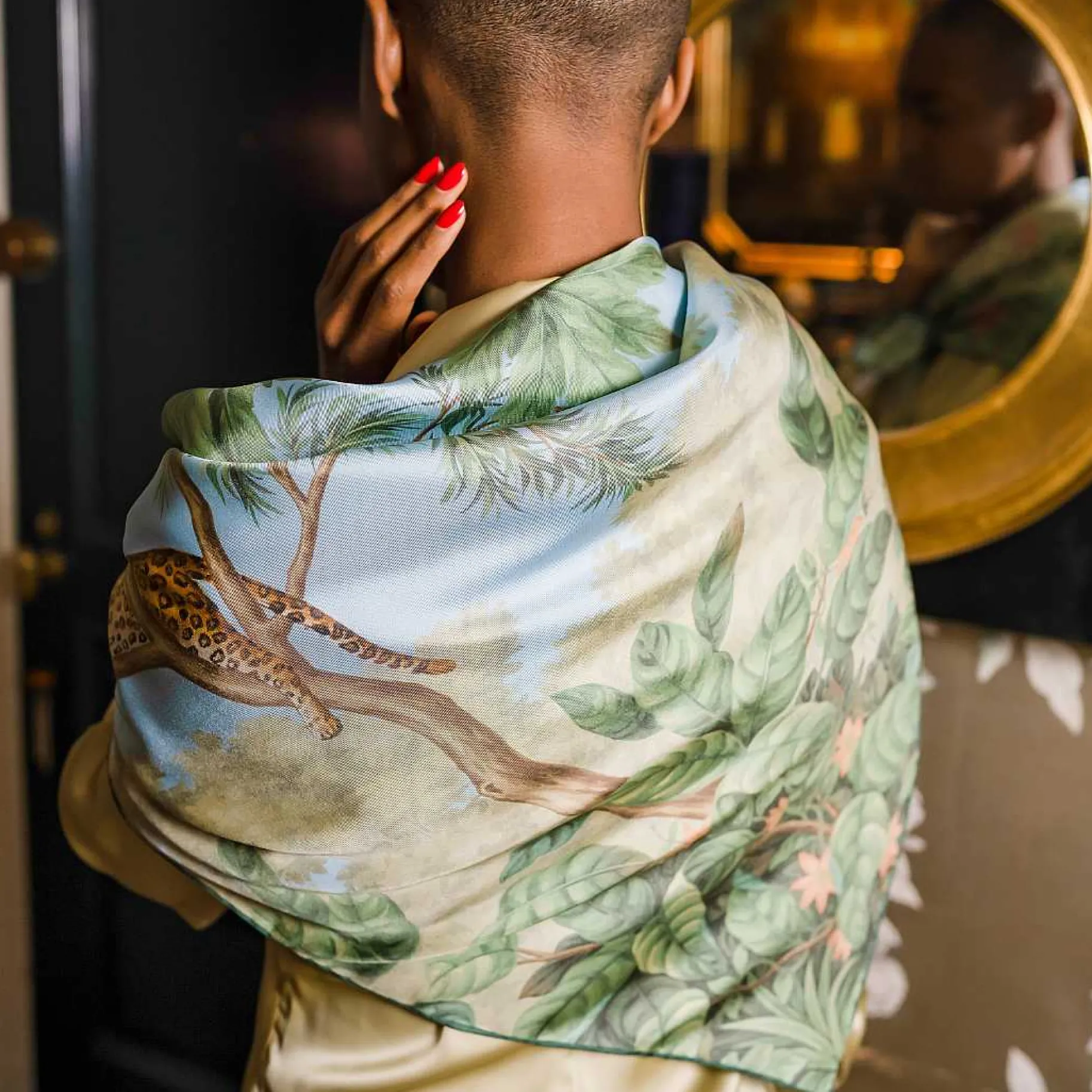 Belts & Scarves-Sarah Flint X Gracie Tropics Scarf 90
