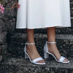 Sandals-Sarah Flint Wedding Perfect Block Sandal 60